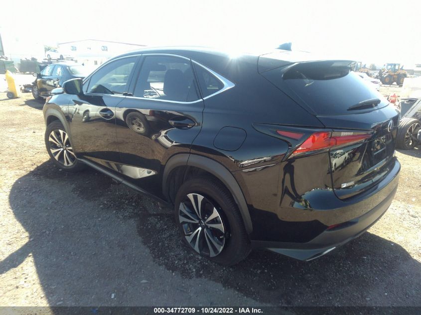 2021 LEXUS NX NX 300 F SPORT VIN: JTJSARDZ1M2262202