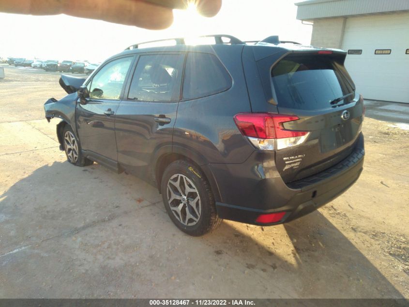 2022 SUBARU FORESTER PREMIUM VIN: JF2SKAEC9NH503869