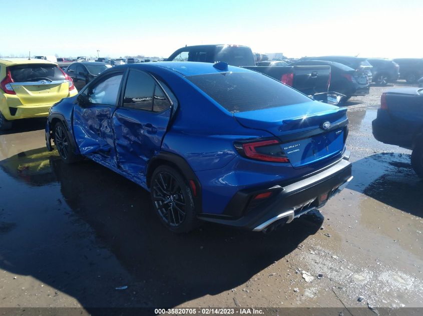 2022 SUBARU WRX PREMIUM VIN: JF1VBAF6XN9004938