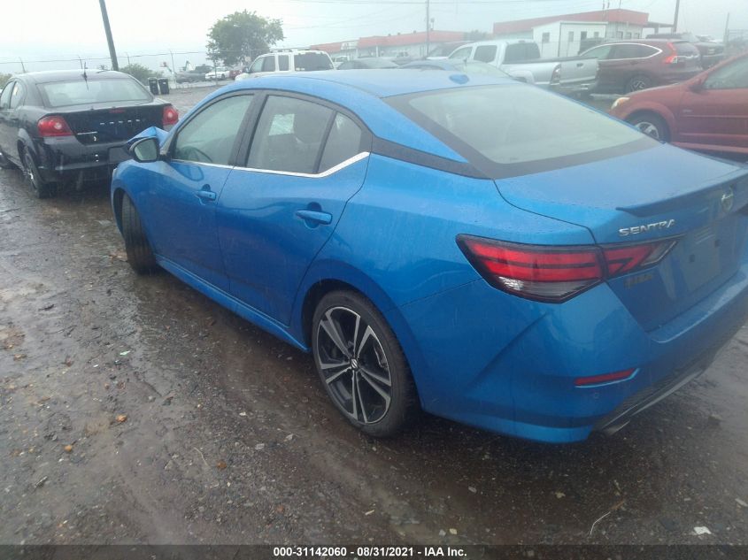 2021 NISSAN SENTRA SR VIN: 3N1AB8DV8MY207155