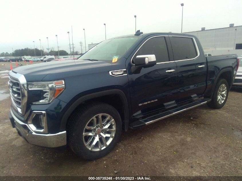 2021 GMC SIERRA 1500 SLT VIN: 3GTU9DED3MG167478
