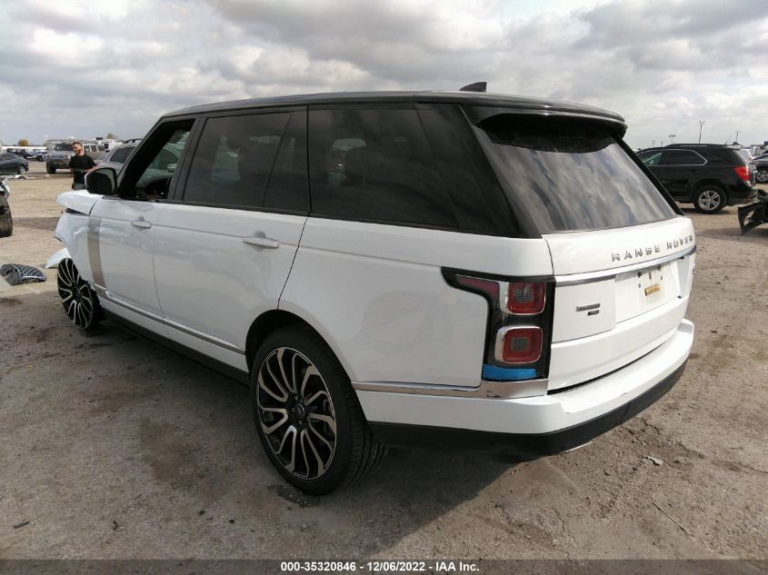 2020 LAND ROVER RANGE ROVER AUTOBIOGRAPHY VIN: SALGV5SE3LA582527