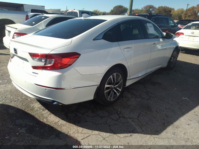 2022 HONDA ACCORD HYBRID EX-L VIN: 1HGCV3F51NA023387