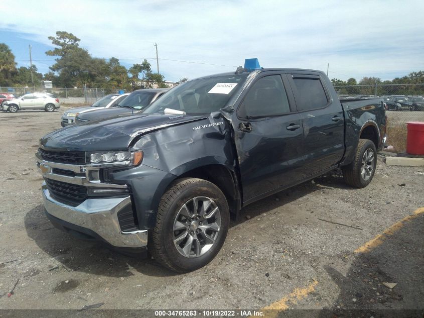 2021 CHEVROLET SILVERADO 1500 LT VIN: 1GCPWCET6MZ282356