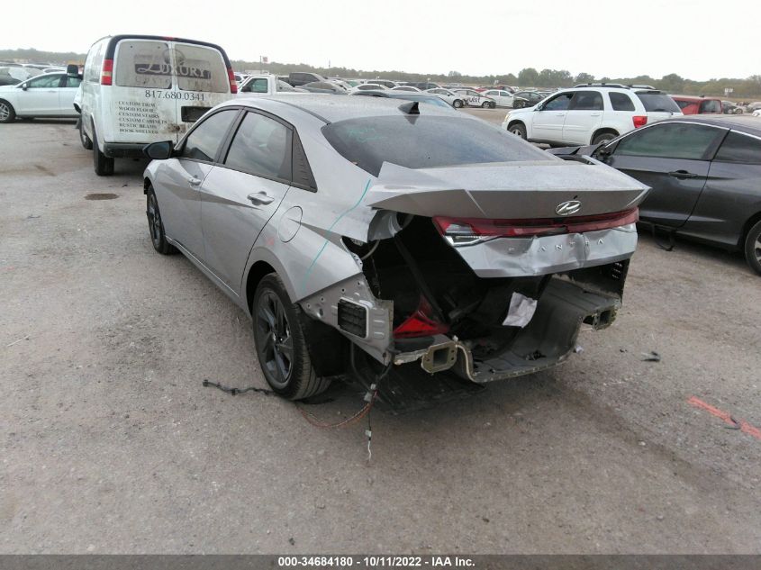 2022 HYUNDAI ELANTRA SEL VIN: 5NPLS4AG8NH084802