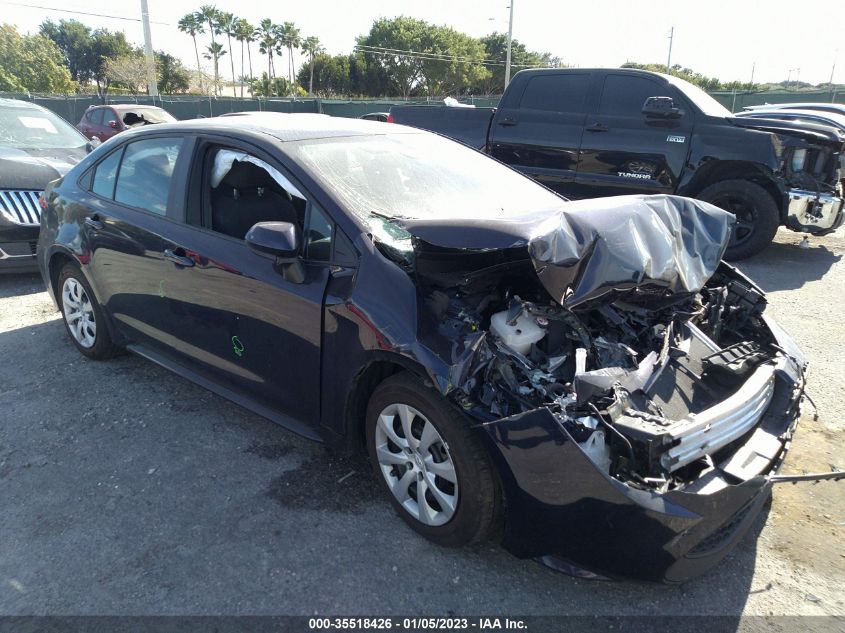 2022 TOYOTA COROLLA LE VIN: 5YFEPMAE6NP297257