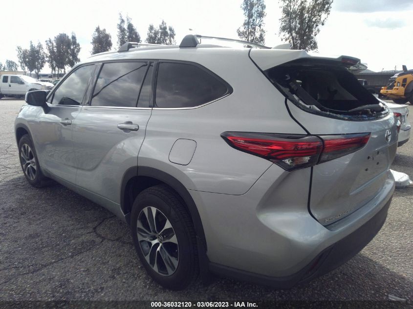 2022 TOYOTA HIGHLANDER HYBRID VIN: 5TDGARAH3NS514630