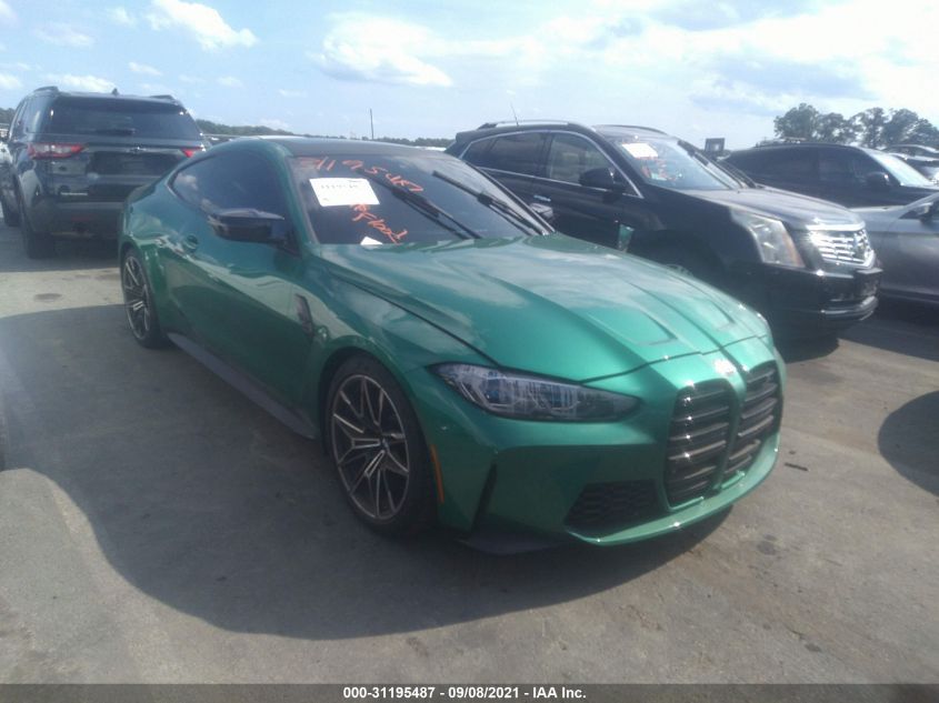 2021 BMW M4 COMPETITION VIN: WBS33AZ08MCG65841