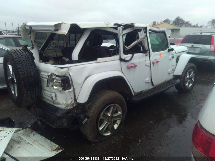 2022 JEEP WRANGLER UNLIMITED SAHARA VIN: 1C4HJXEN9NW118453