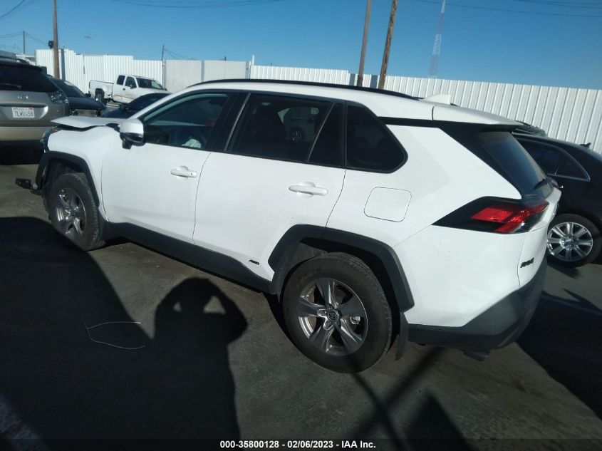 2022 TOYOTA RAV4 HYBRID XLE VIN: 4T3RWRFV3NU055882