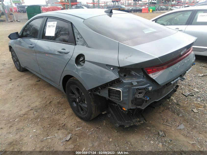 2023 HYUNDAI ELANTRA HYBRID BLUE VIN: KMHLM4AJ0PU036947
