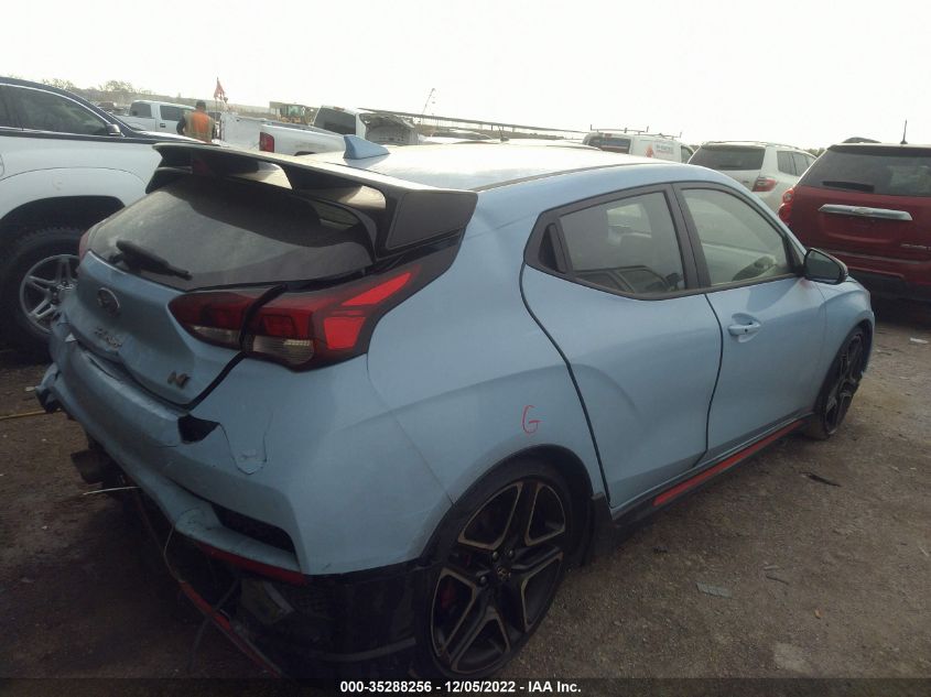 2020 HYUNDAI VELOSTER N VIN: KMHT36AH4LU004668