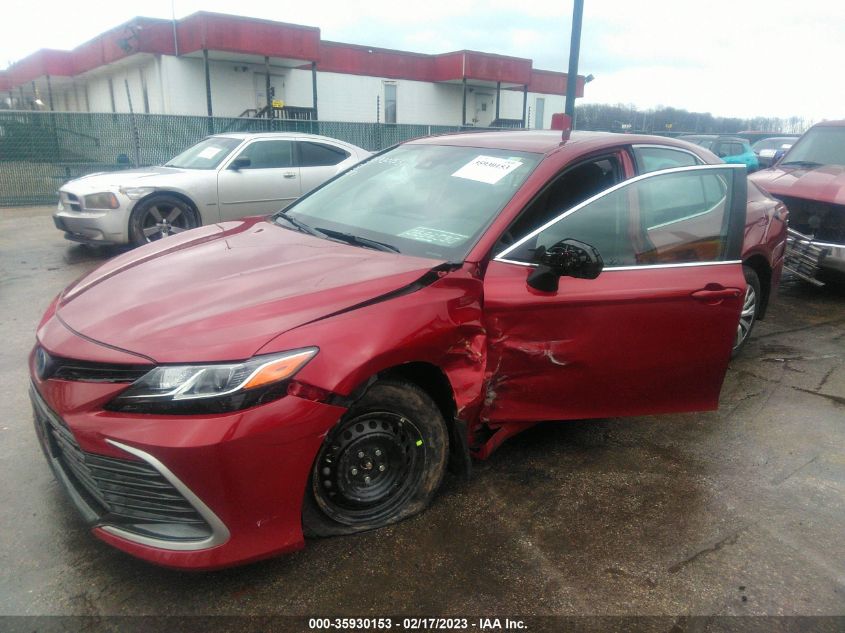 2022 TOYOTA CAMRY HYBRID LE VIN: 4T1C31AK0NU595812