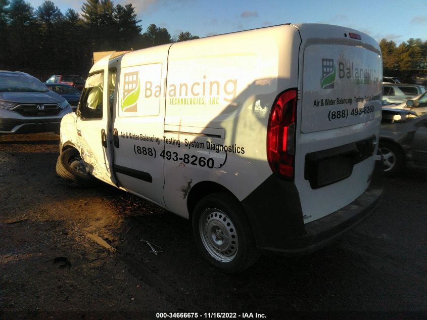 2021 RAM PROMASTER CITY TRADESMAN VIN: ZFBHRFAB7M6T44782