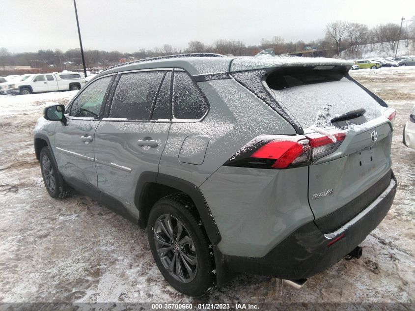 2022 TOYOTA RAV4 HYBRID XLE PREMIUM VIN: 4T3B6RFV8NU093917