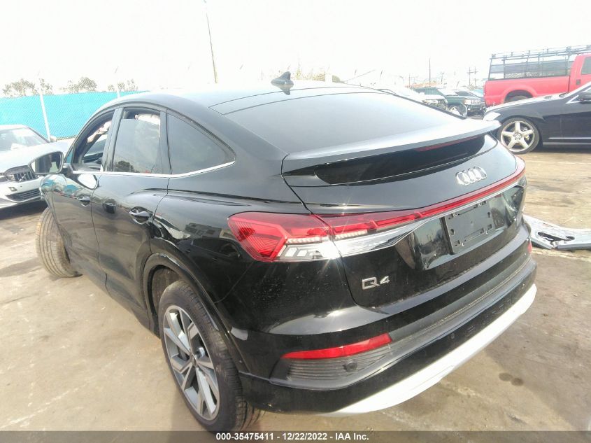 2022 AUDI Q4 E-TRON SPORTBACK PREMIUM PLUS VIN: WA1W2BFZXNP046420