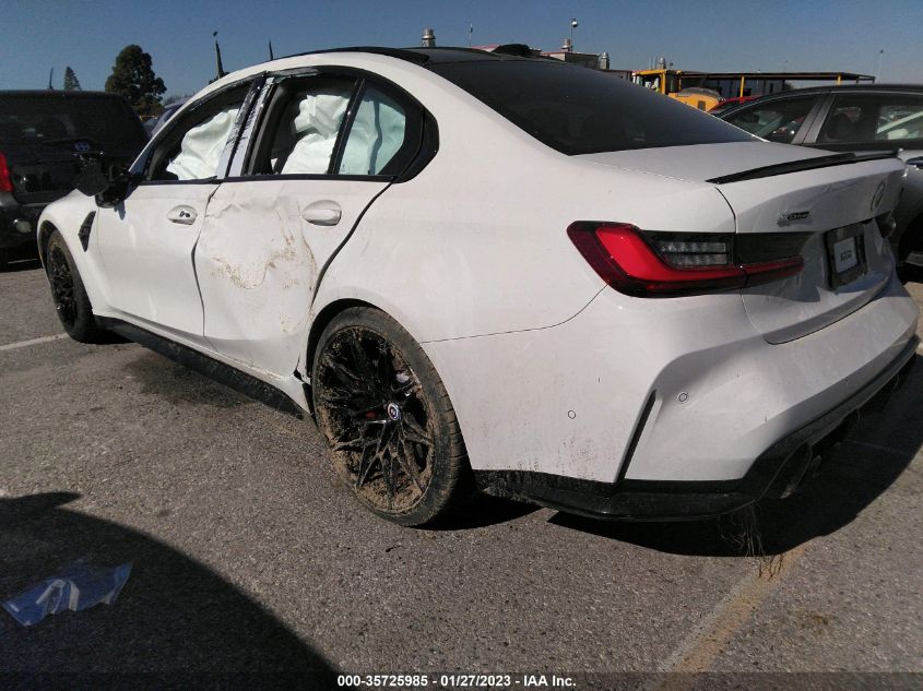 2023 BMW M3 COMPETITION XDRIVE VIN: WBS43AY05PFN57621