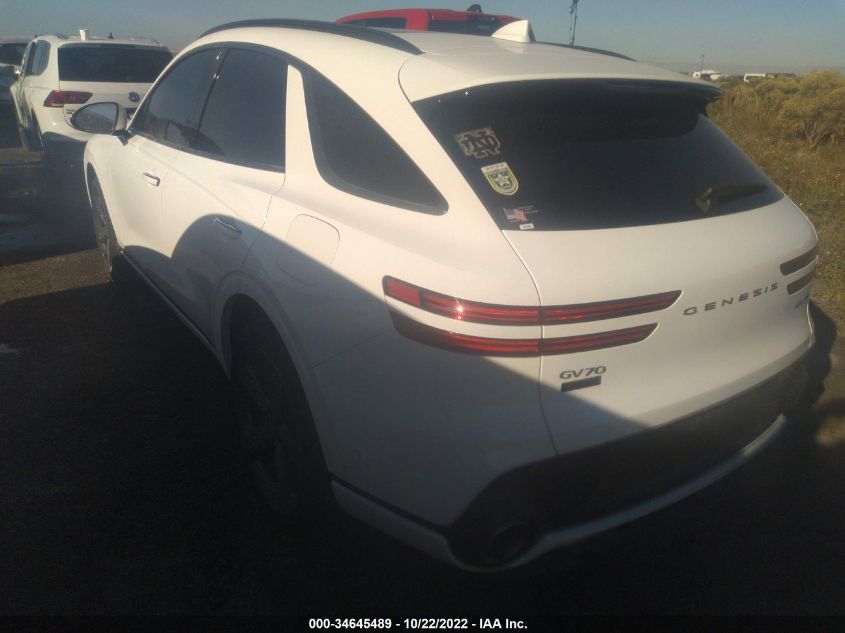 2022 GENESIS GV70 3.5T SPORT VIN: KMUMCDTC4NU016978