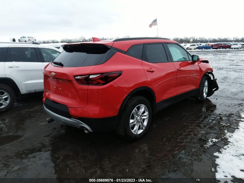 2022 CHEVROLET BLAZER LT VIN: 3GNKBHR44NS160798