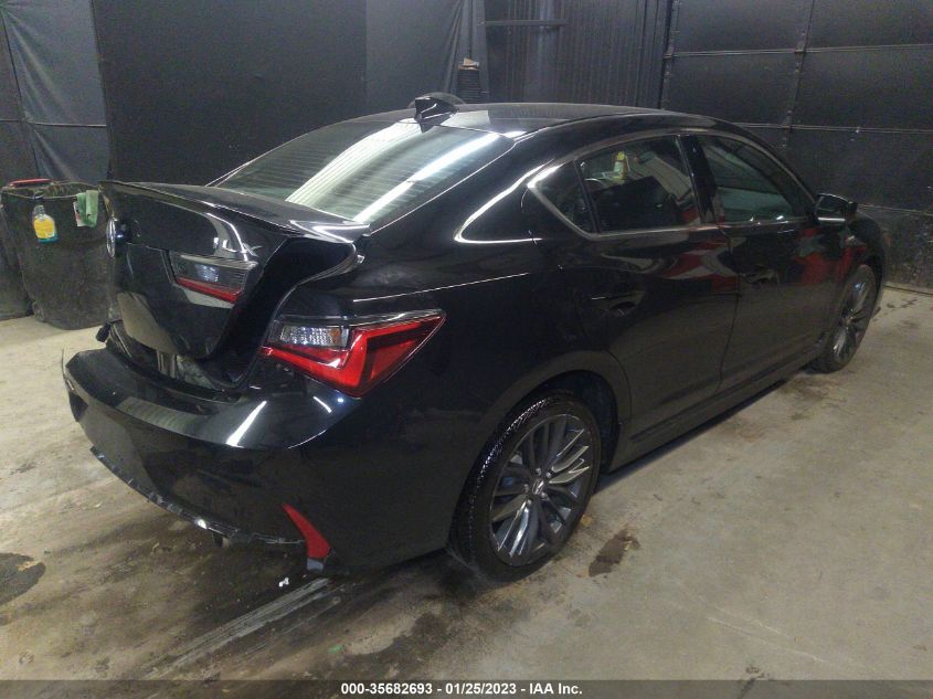2021 ACURA ILX W/TECHNOLOGY VIN: 19UDE2F82MA008016