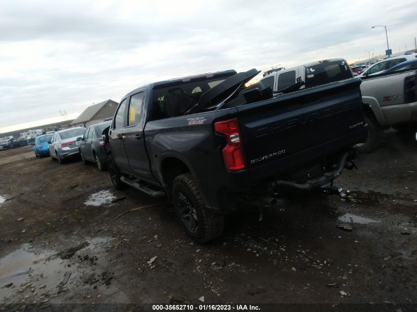 2021 CHEVROLET SILVERADO 1500 CUSTOM TRAIL BOSS VIN: 1GCPYCEF6MZ264718