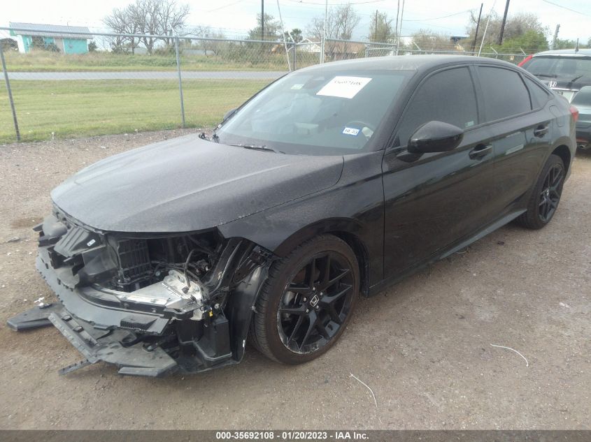 2022 HONDA CIVIC SEDAN SPORT VIN: 2HGFE2F50NH529527