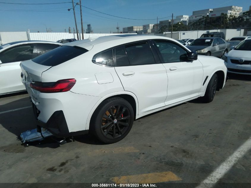 2022 BMW X4 M40I VIN: 5UX43DT03N9M58208