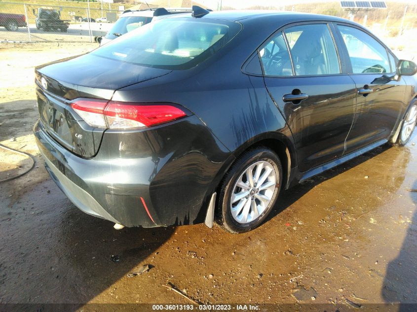 2022 TOYOTA COROLLA LE VIN: 5YFVPMAE1NP354836