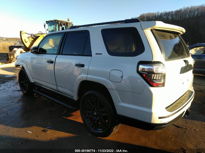 2021 TOYOTA 4RUNNER NIGHTSHADE VIN: JTEJU5JR5M5969946