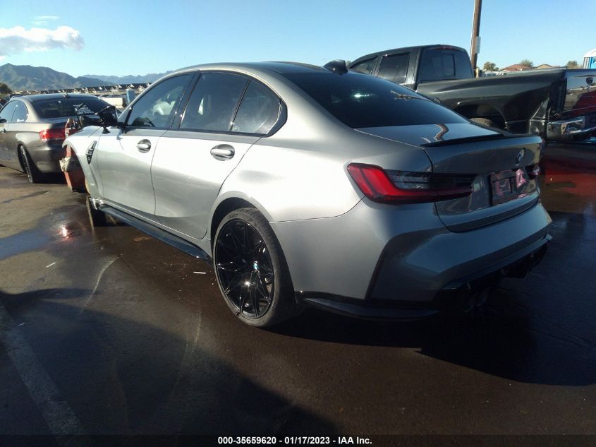 2022 BMW M3 COMPETITION XDRIVE VIN: WBS43AY04NFM56907