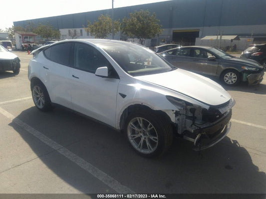 2022 TESLA MODEL Y LONG RANGE VIN: 7SAYGDEE0NF556816