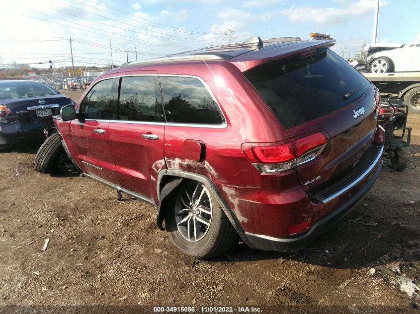 2022 JEEP GRAND CHEROKEE WK LIMITED VIN: 1C4RJFBG2NC166981