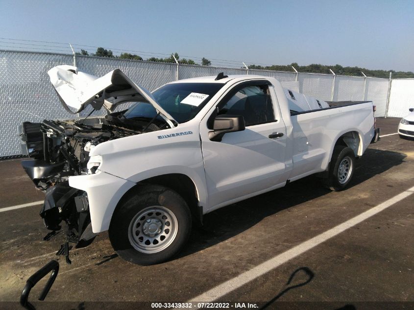 2021 CHEVROLET SILVERADO 1500 WORK TRUCK VIN: 3GCNYAEK3MG393248