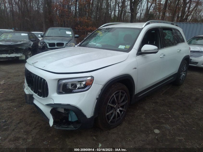 2022 MERCEDES-BENZ GLB AMG GLB 35 VIN: W1N4M5BB0NW242852