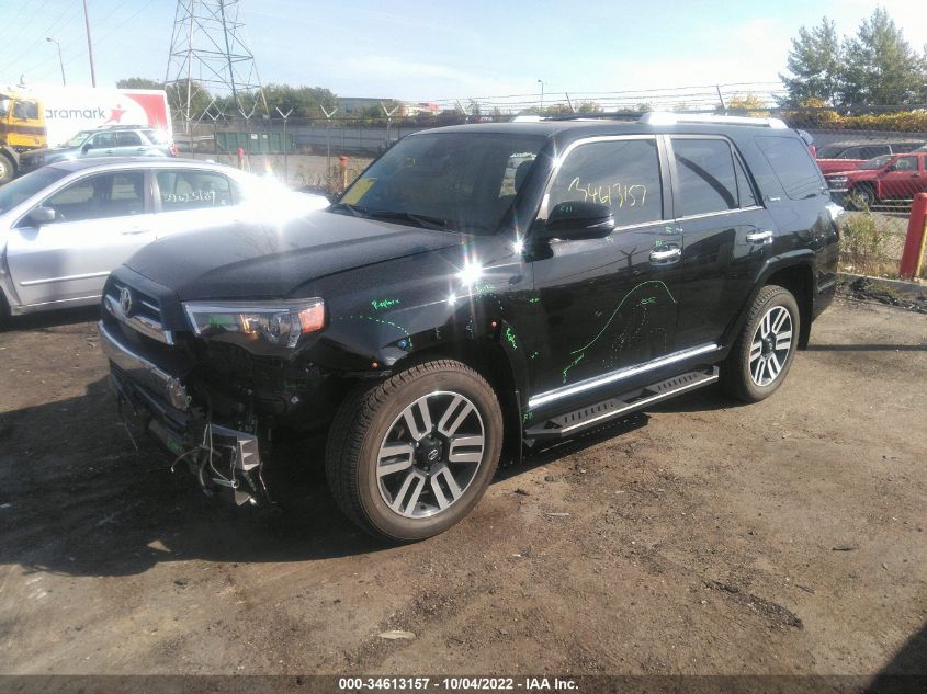 2022 TOYOTA 4RUNNER LIMITED VIN: JTEKU5JR7N5998290