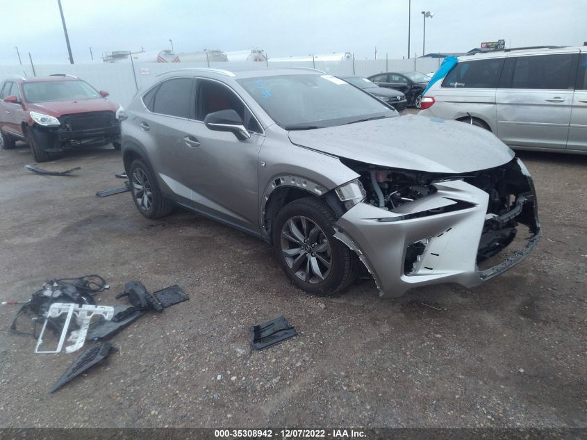 2021 LEXUS NX NX 300 F SPORT VIN: JTJSARBZ6M2198175