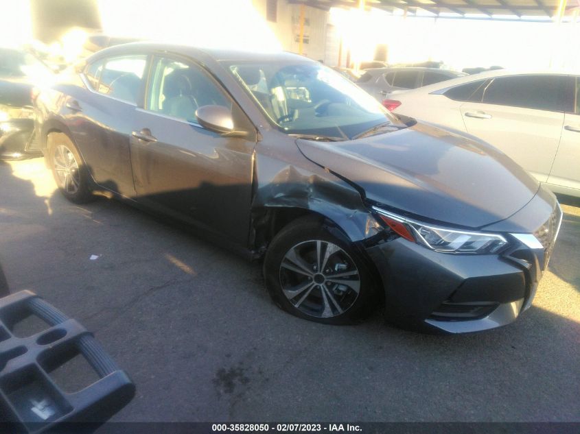 2022 NISSAN SENTRA SV VIN: 3N1AB8CV4NY296774
