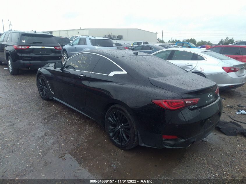 2021 INFINITI Q60 3.0T LUXE VIN: JN1EV7KKXMM410966