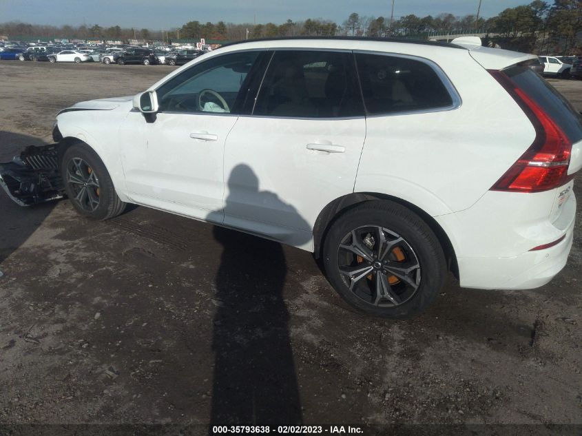 2022 VOLVO XC60 MOMENTUM VIN: YV4L12RK5N1064740