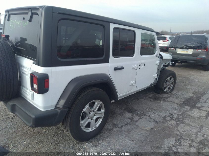 2022 JEEP WRANGLER UNLIMITED SPORT S VIN: 1C4HJXDG5NW152571