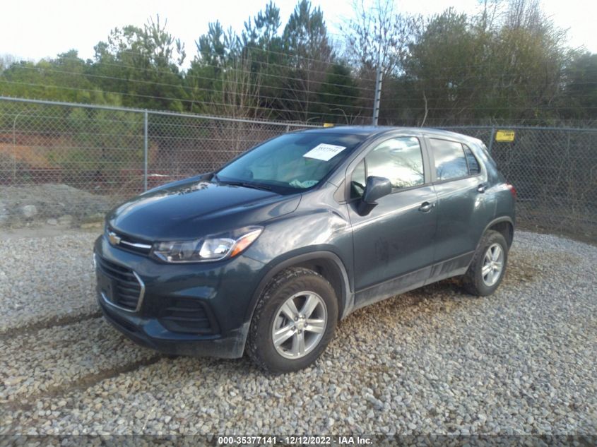 2022 CHEVROLET TRAX LS VIN: KL7CJNSMXNB544652