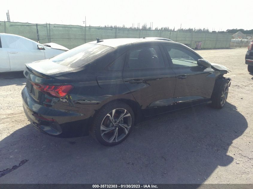 2022 AUDI A3 SEDAN PREMIUM VIN: WAUAUDGY4NA094894