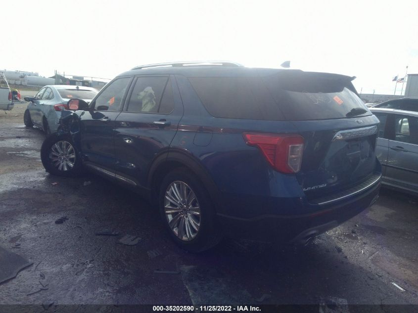 2021 FORD EXPLORER LIMITED VIN: 1FMSK7FH1MGA15544