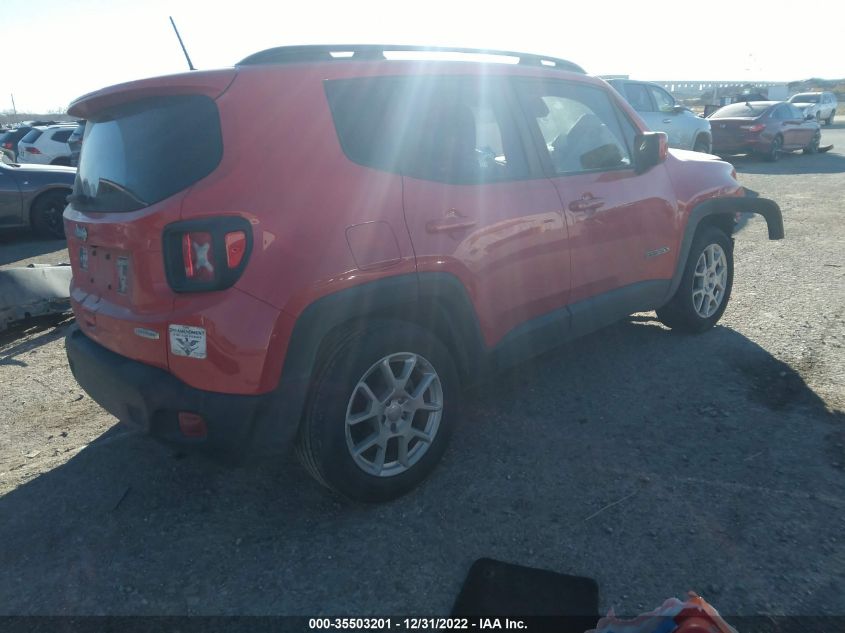 2020 JEEP RENEGADE LATITUDE VIN: ZACNJABB6LPL47125