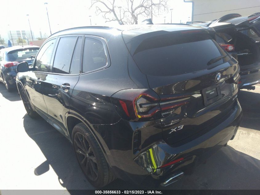 2022 BMW X3 SDRIVE30I VIN: 5UX43DP06N9J97957