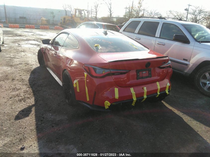 2022 BMW M4 COMPETITION XDRIVE VIN: WBS43AZ0XNCK28555
