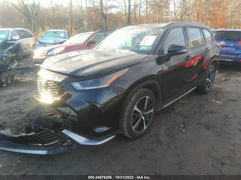 2021 TOYOTA HIGHLANDER XSE VIN: 5TDLZRBH0MS069106
