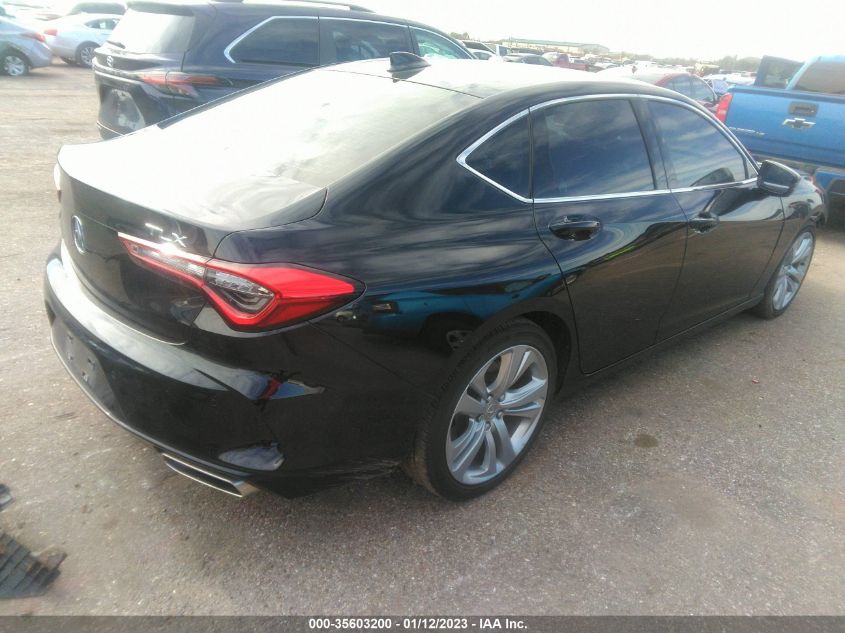 2021 ACURA TLX W/TECHNOLOGY PACKAGE VIN: 19UUB5F43MA003527
