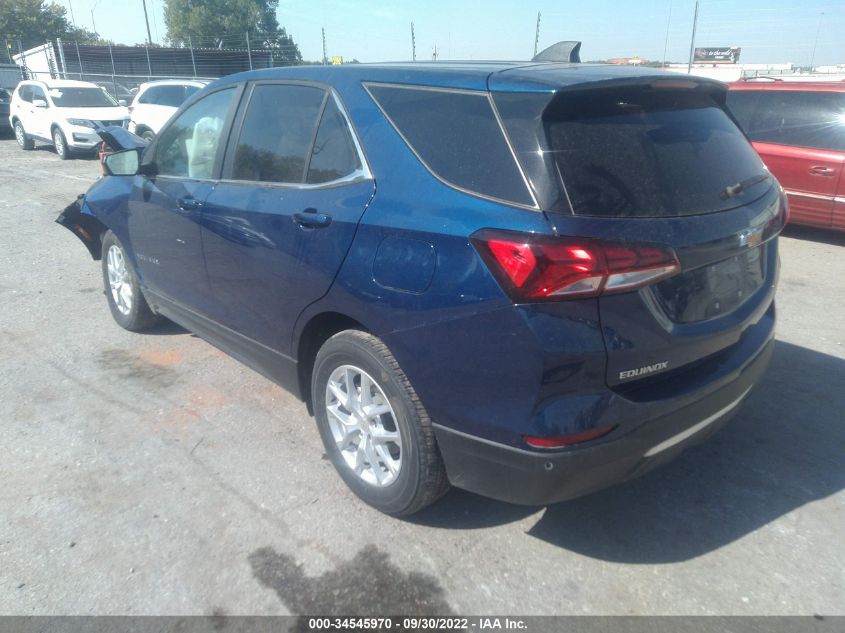 2022 CHEVROLET EQUINOX LT VIN: 3GNAXTEV7NL135242