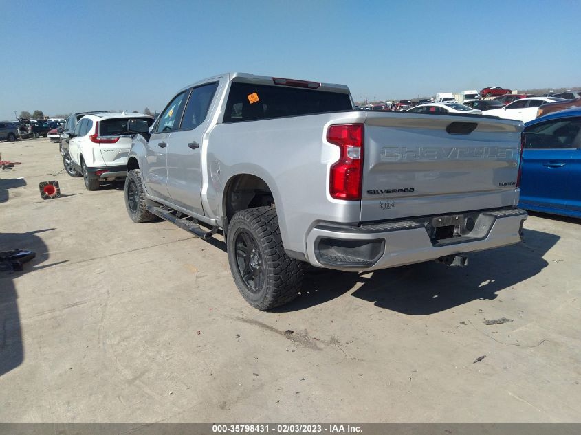 2021 CHEVROLET SILVERADO 1500 CUSTOM VIN: 1GCPWBEH4MZ133613